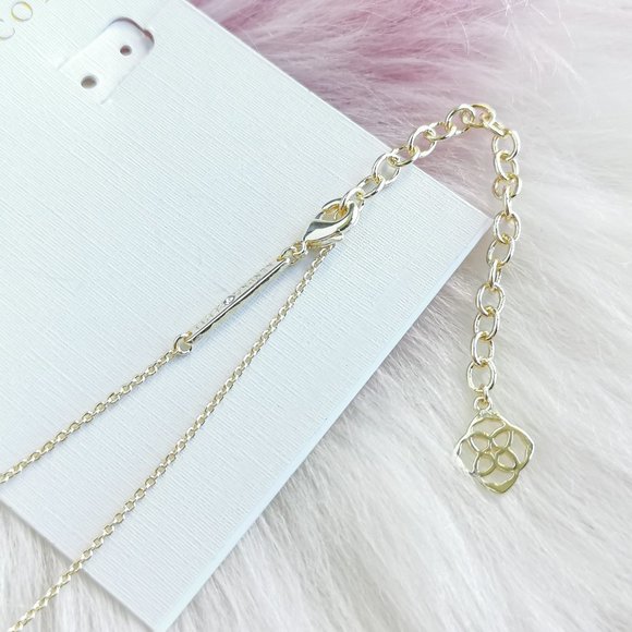 Gold Ari Heart Watercolor Illusion Necklace - Picture 3 of 3